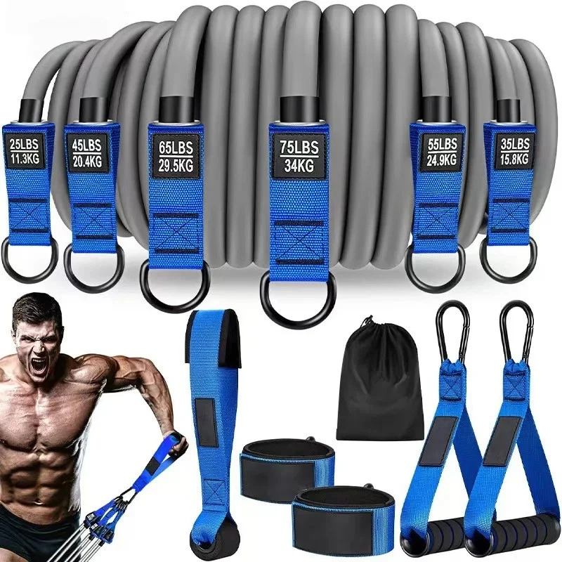 Resistance Strap with Handle Muscle Training Yoga Strength Fitness Equipment