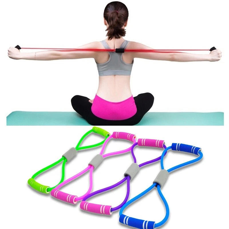 Yoga Gym Fitness Resistance Band Chest Expander Rope Workout Muscle Trainning